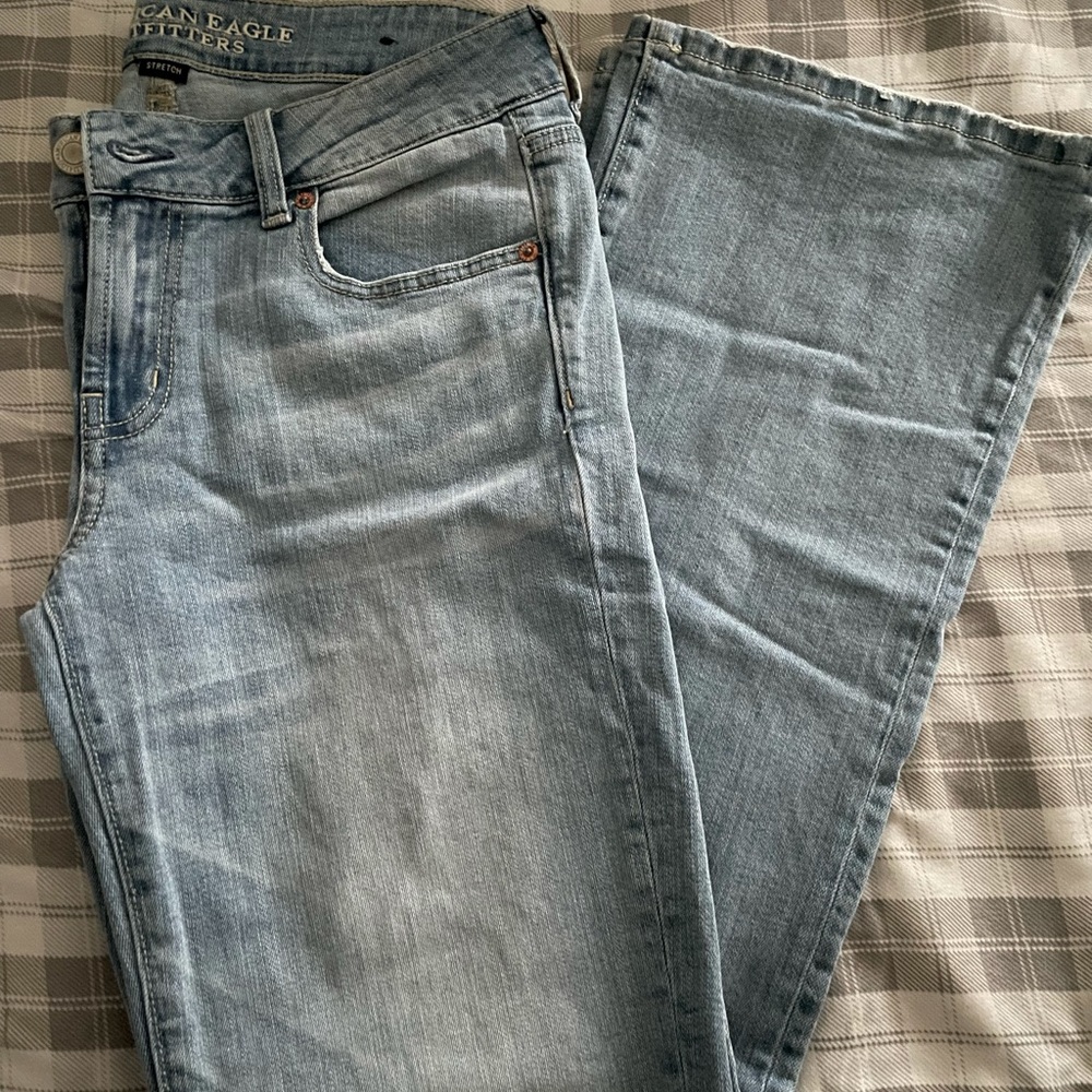 American eagle favorite boyfriend jeans size 10